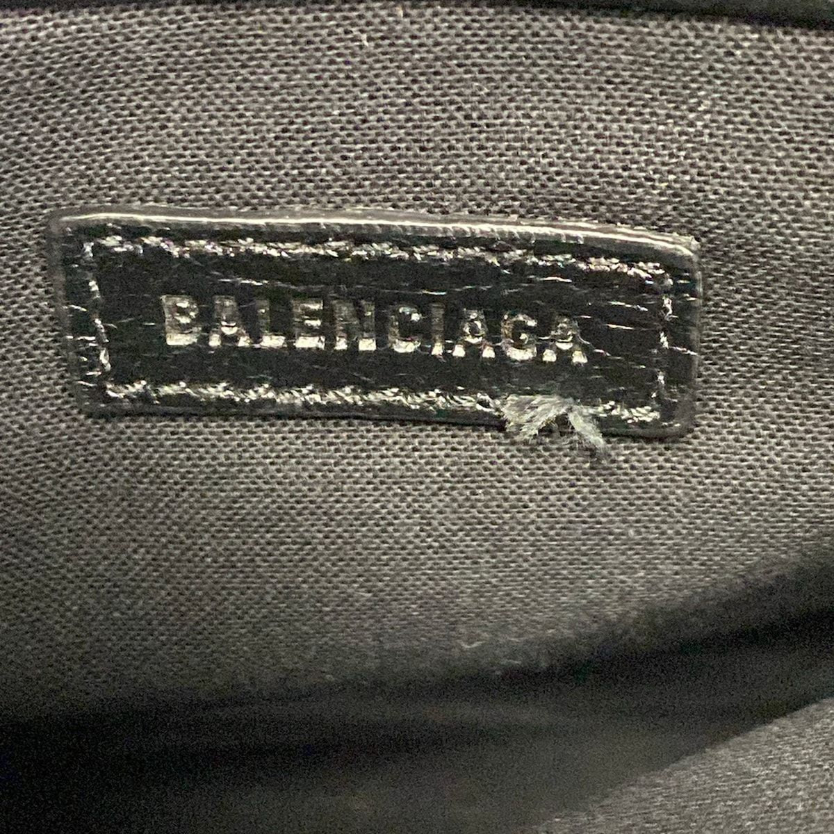 Balenciaga Shoulder Bag Explorer Black White Graffiti Leather — view 8