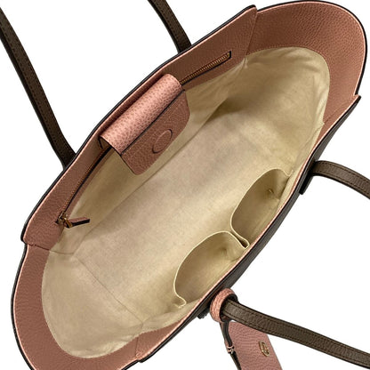 Gucci Tote Bag Swing Dark Beige Leather — view 7