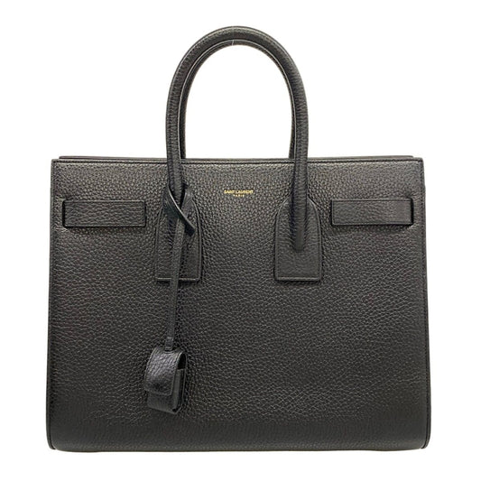 Saint Laurent Paris Tote Bag Sac de Jour Small Black Leather