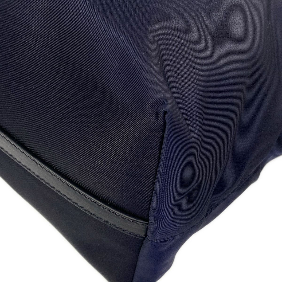 Prada Handbag Dark Navy Leather — view 6