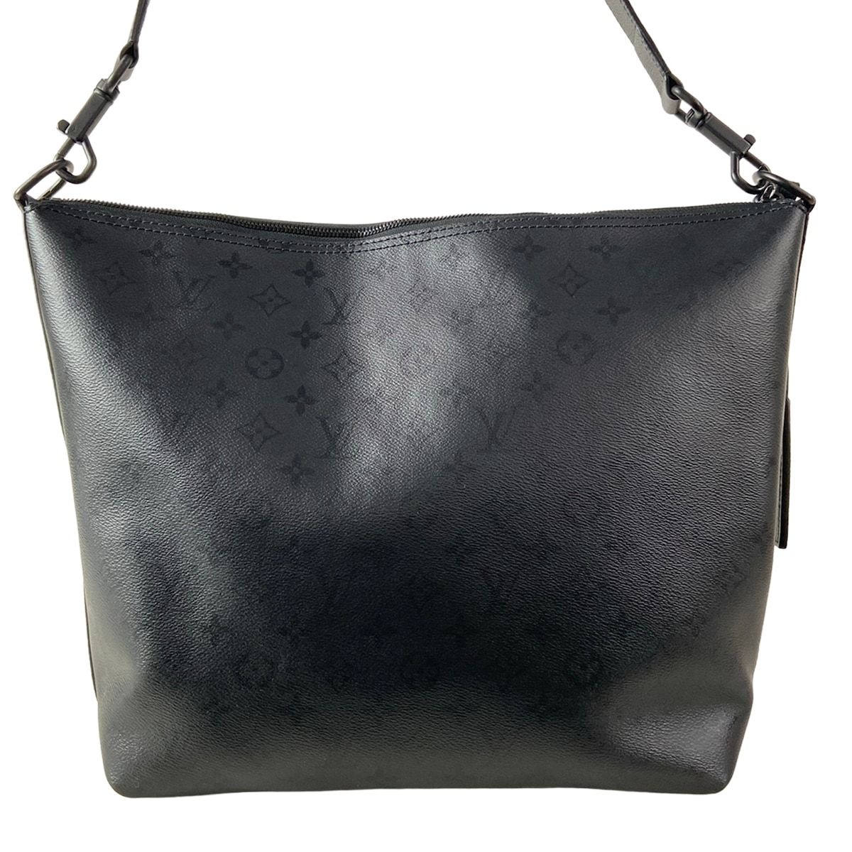 Louis Vuitton Shoulder Bag Vagabond Hobo Black — view 3