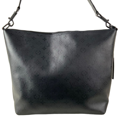 Louis Vuitton Shoulder Bag Vagabond Hobo Black — view 3
