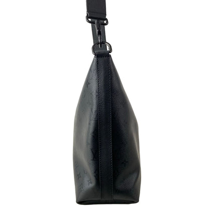 Louis Vuitton Shoulder Bag Vagabond Hobo Black — view 4