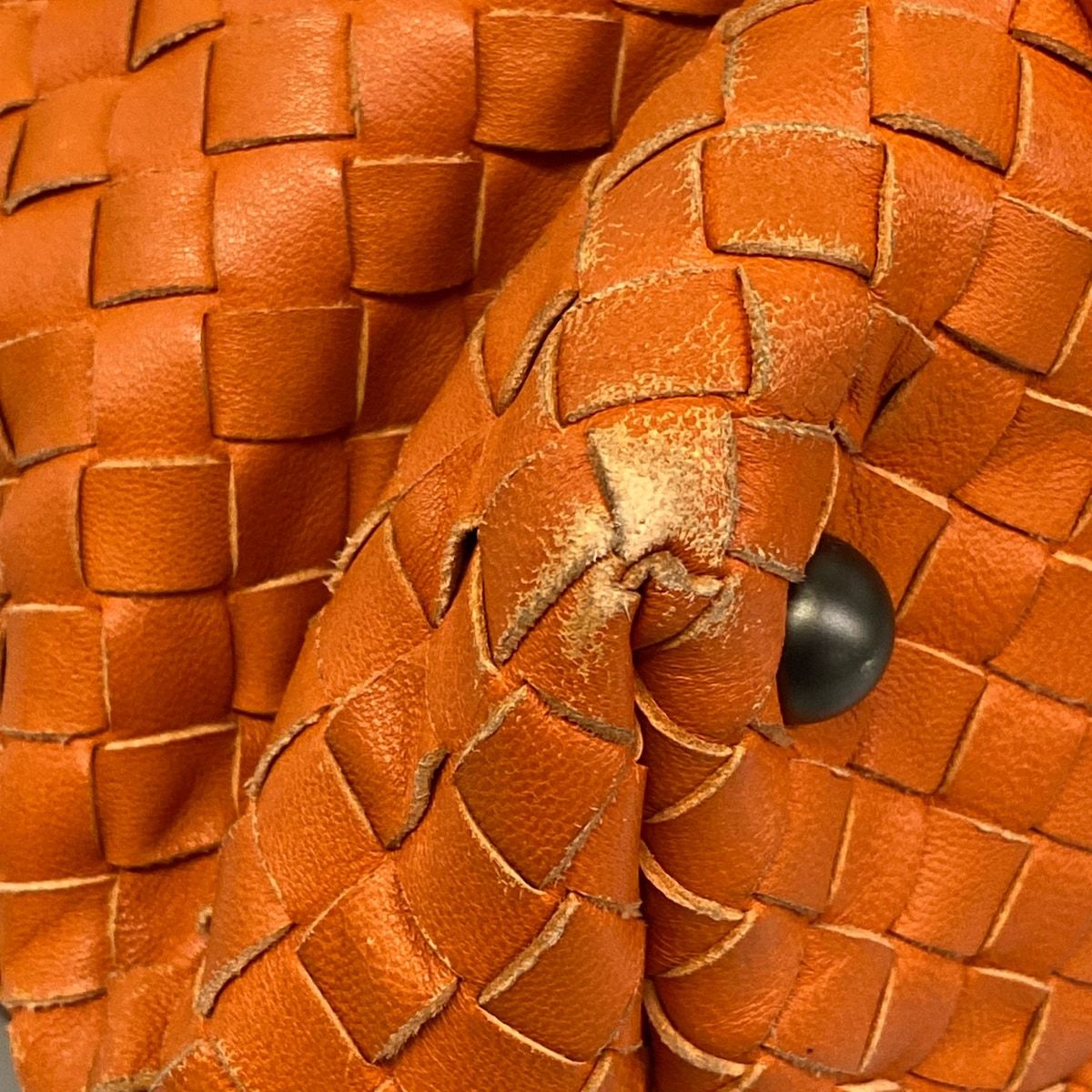 Bottega Veneta Handbag Intrecciato Nappa Montaigne Bag Orange Leather — view 6