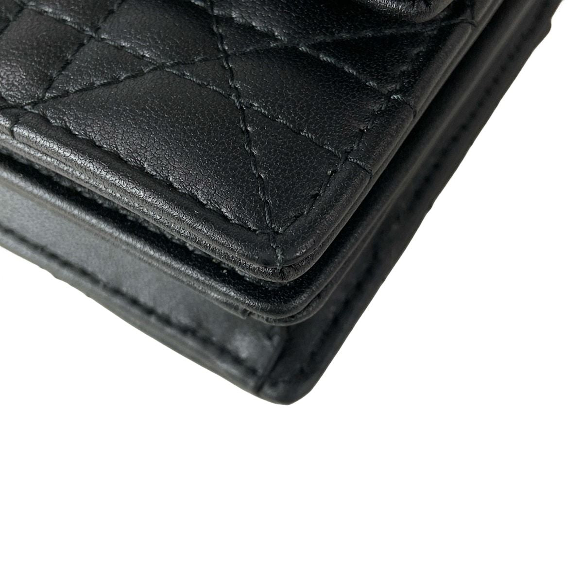 Dior My Dior Mini Bag Cannage Stitch Top Handle Black — view 6