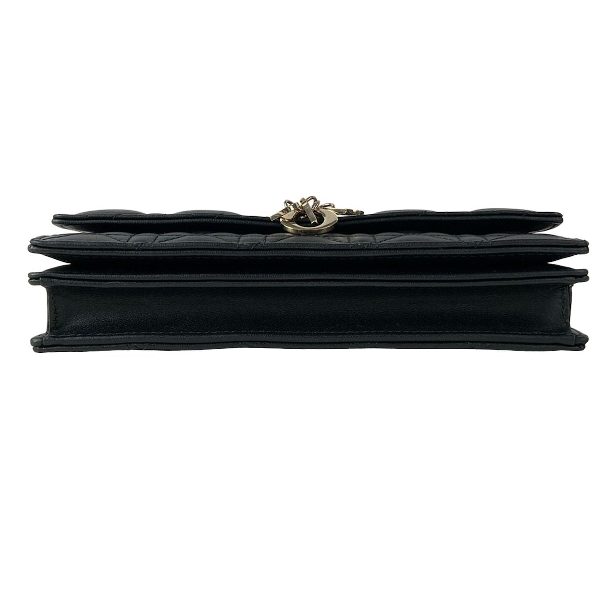 Dior My Dior Mini Bag Cannage Stitch Top Handle Black — view 5