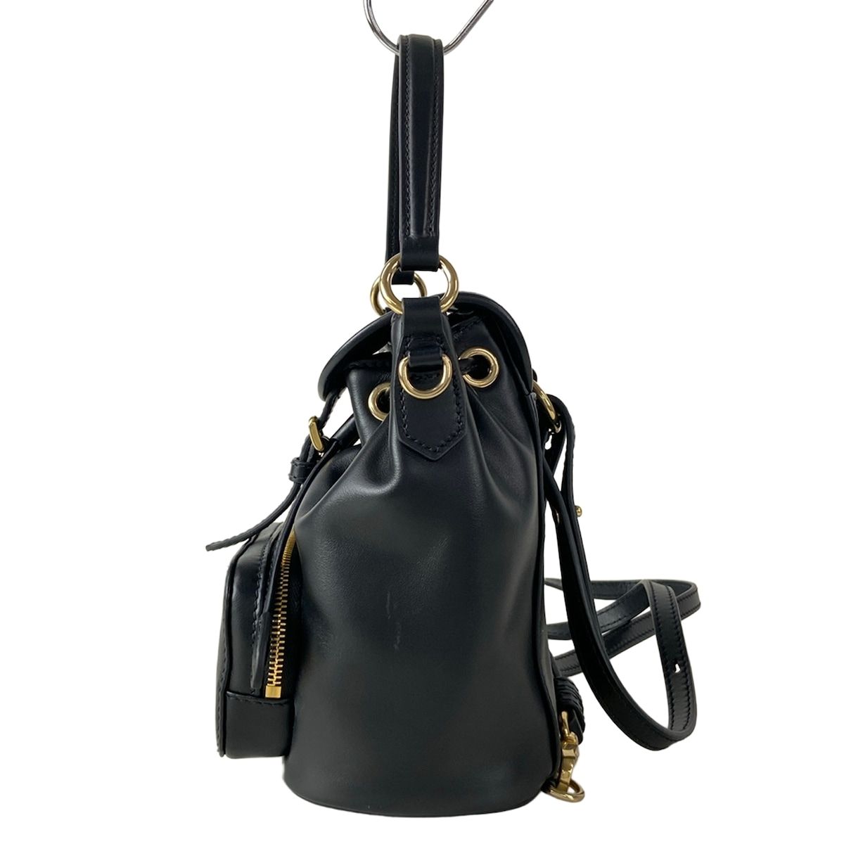 Miu Miu Backpack Black Leather — view 4