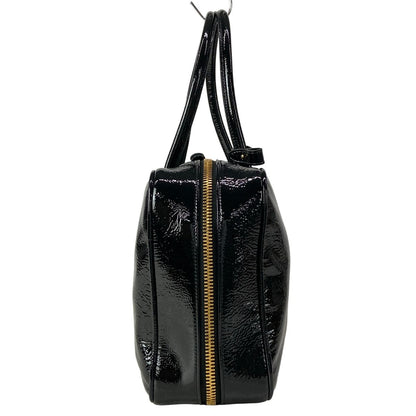 Miu Miu Handbag Leather Beau Bag Black Gold — view 4