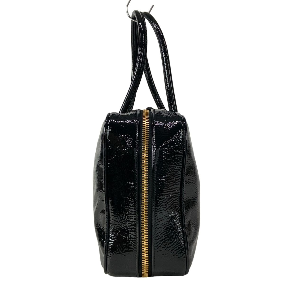 Miu Miu Handbag Leather Beau Bag Black Gold — view 2