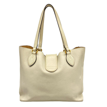 Gucci Tote Bag GG Marmont White Leather — view 3