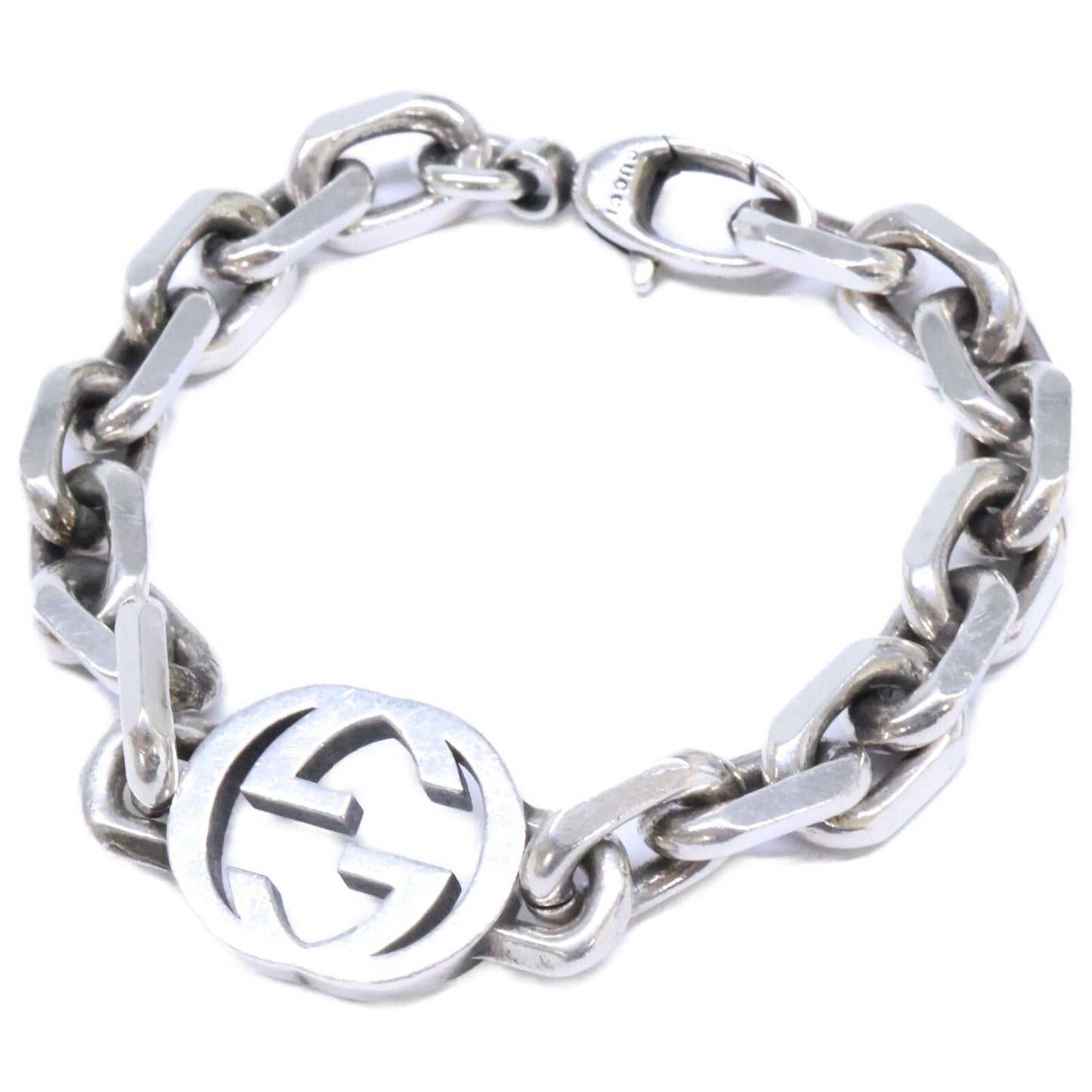 Gucci Interlocking Bracelet Silver