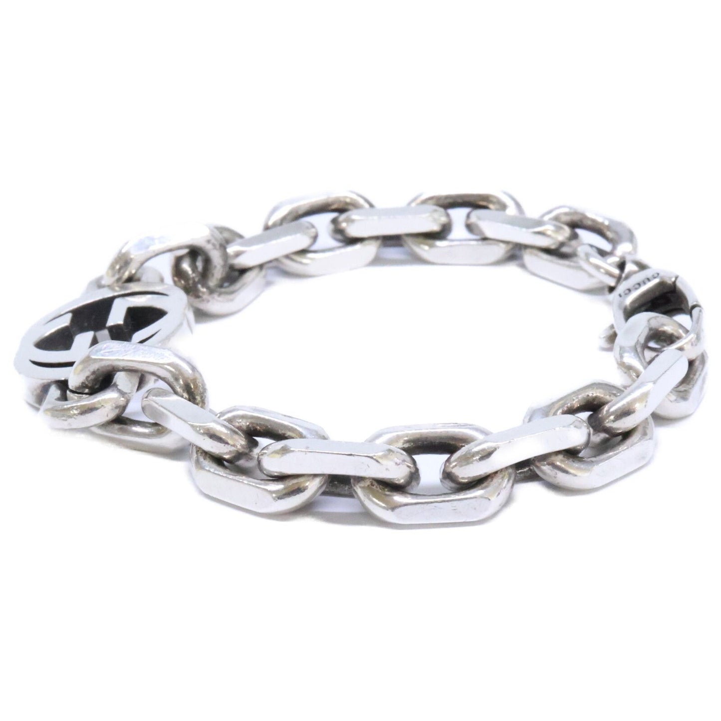 Gucci Interlocking Bracelet Silver — view 3