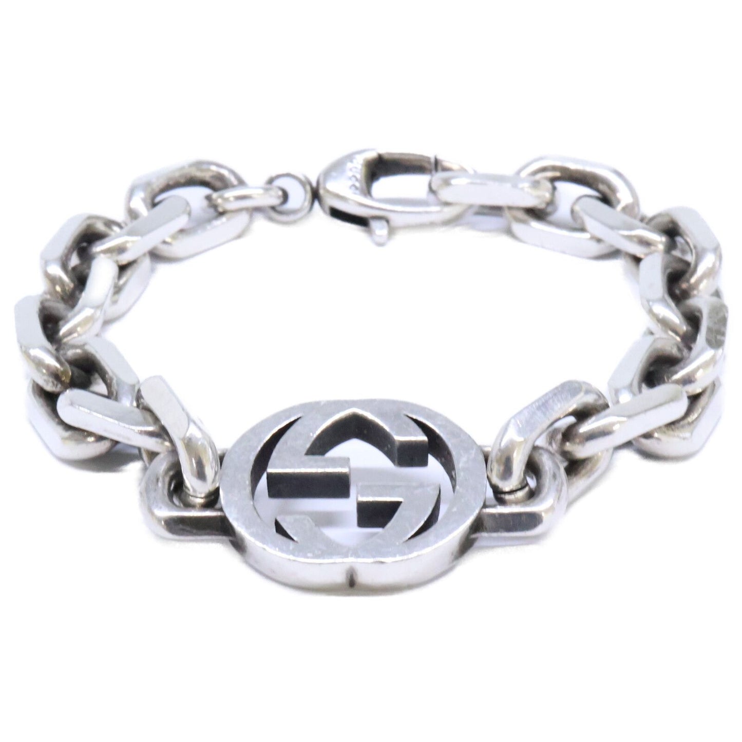 Gucci Interlocking Bracelet Silver — view 2