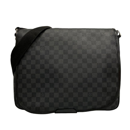 Louis Vuitton Shoulder Bag Damier Graphite Daniel GM