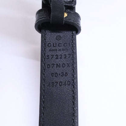 Gucci GG Buckle Leather Belt — view 8