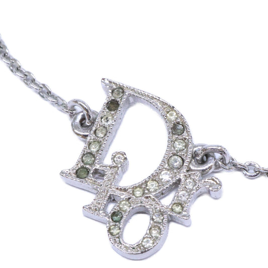Dior Rhinestone Logo Pendant Chain