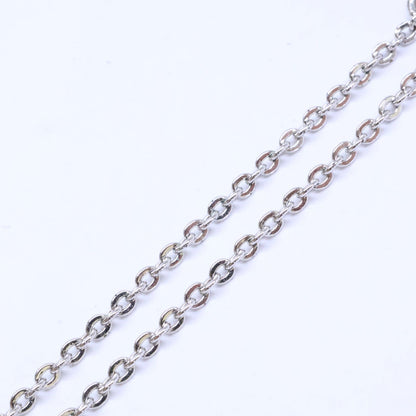 Dior Rhinestone Logo Pendant Chain — view 5