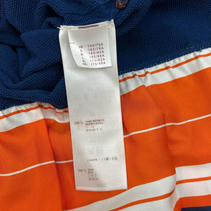 Louis Vuitton Blue Orange Wool Silk Docking Knit Sweater XS — view 5