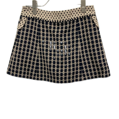 Louis Vuitton Double Button All Over Print Mini Skirt 34 — view 2
