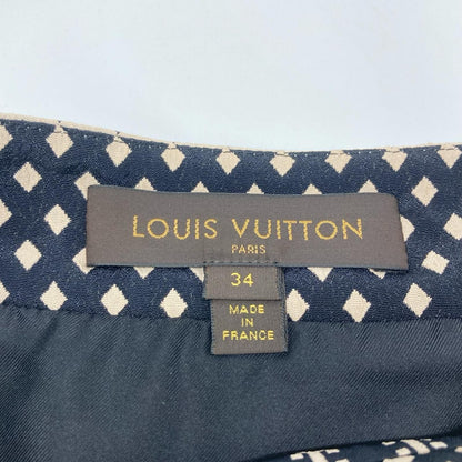 Louis Vuitton Double Button All Over Print Mini Skirt 34 — view 3