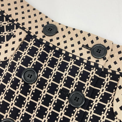 Louis Vuitton Double Button All Over Print Mini Skirt 34 — view 6