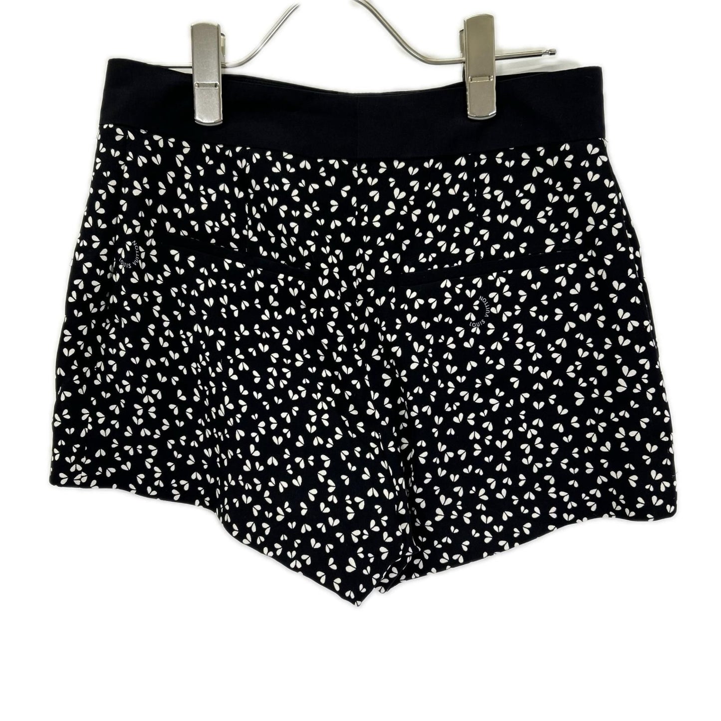 Louis Vuitton Navy Heart Shorts 34 — view 2