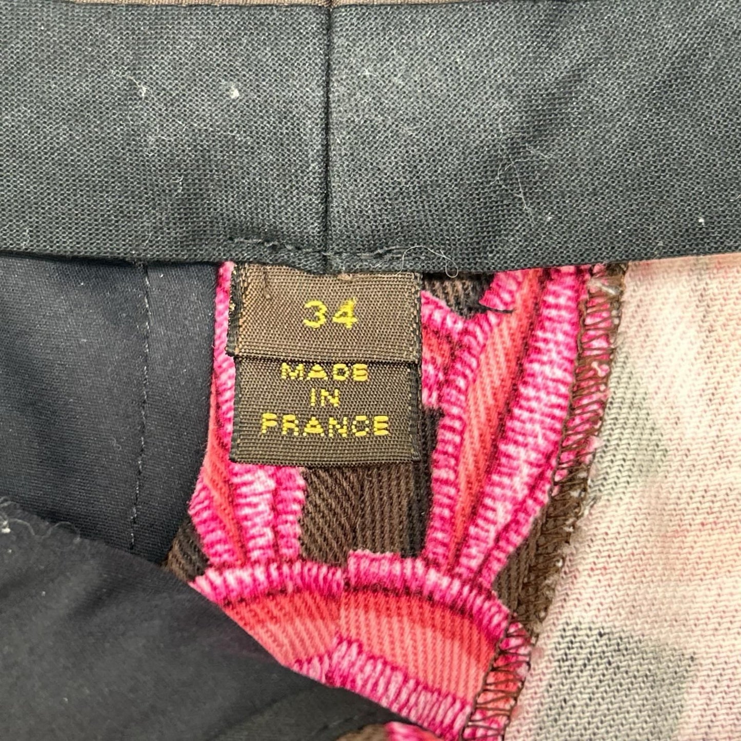 Louis Vuitton Pink All Over Print Stretch Shorts 34 — view 4