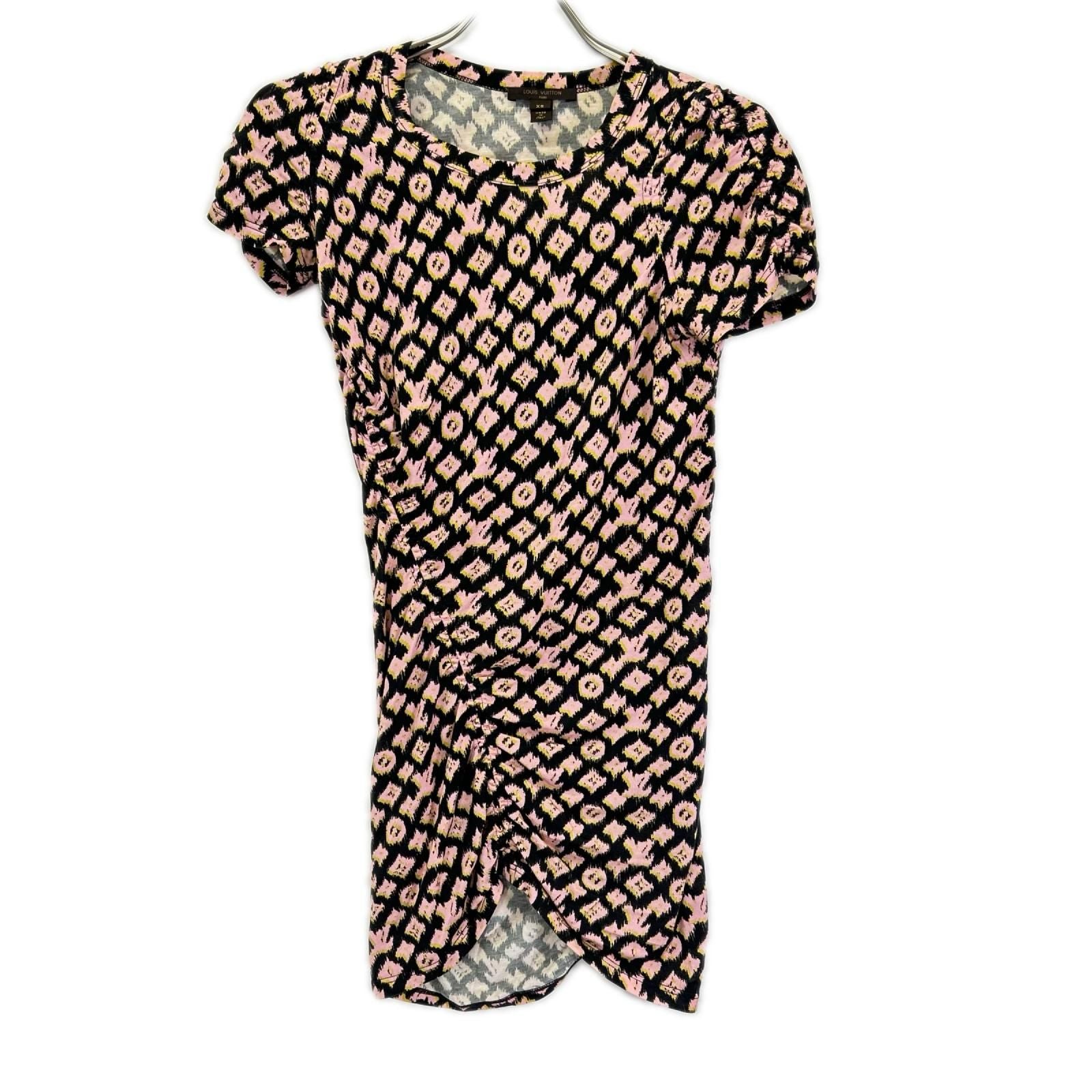 Louis Vuitton Monogram Pink Mini Dress XS