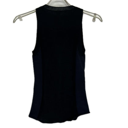 Louis Vuitton Black Sleeveless Rib Top XS — view 2