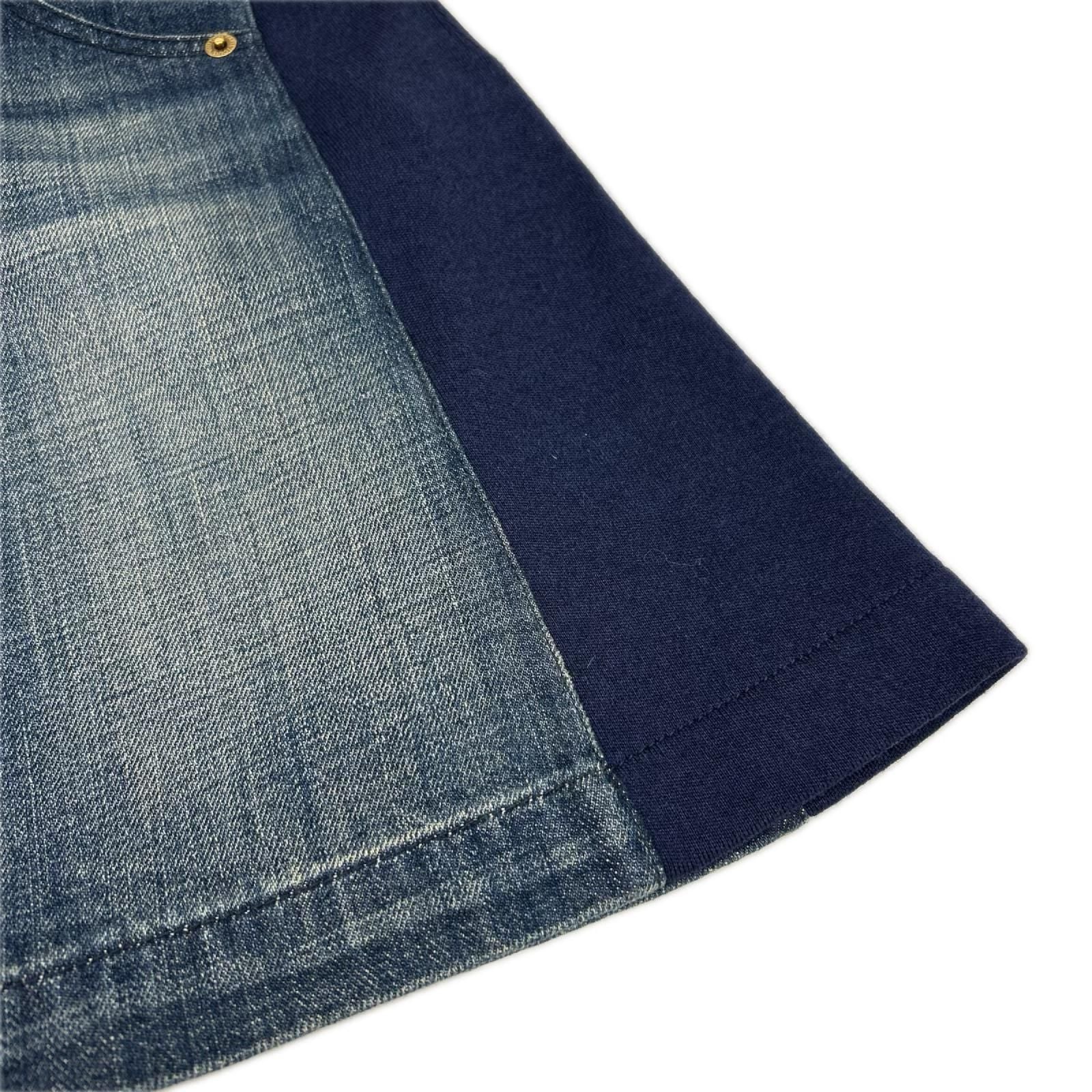 Louis Vuitton Sweatshirt Docking Denim Skirt XS — view 7