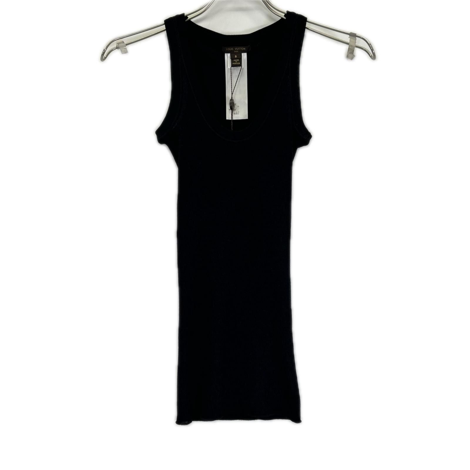 Louis Vuitton Black Sleeveless Knit Tank Sweater