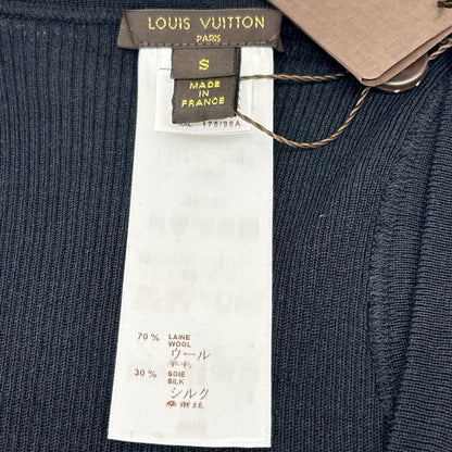 Louis Vuitton Black Sleeveless Knit Tank Sweater — view 3