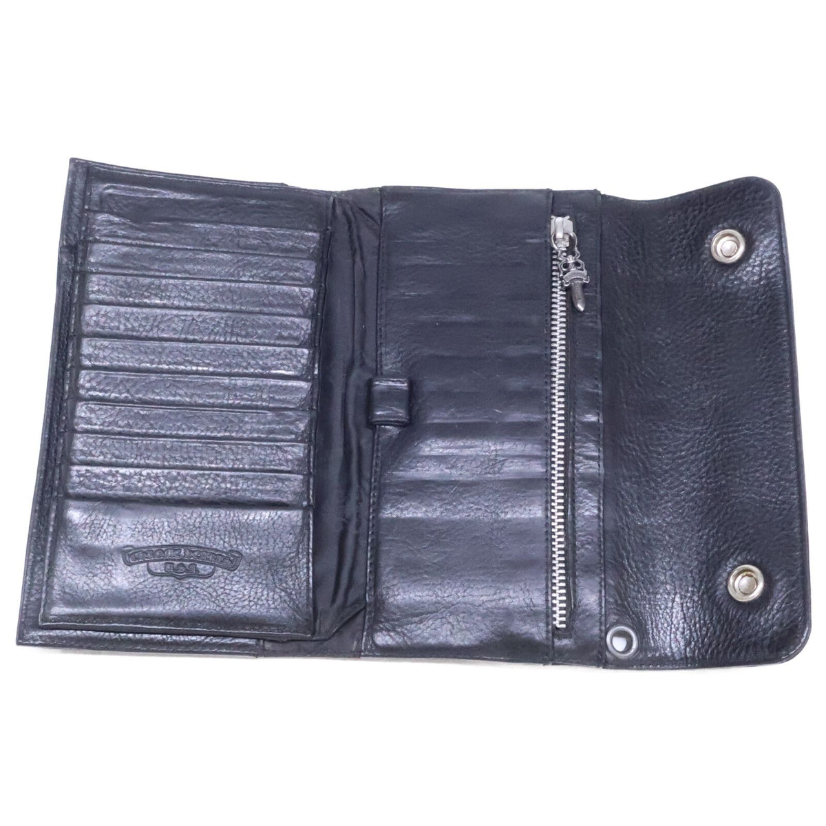 Chrome Hearts Wave BS Fluer Leather Wallet — view 7