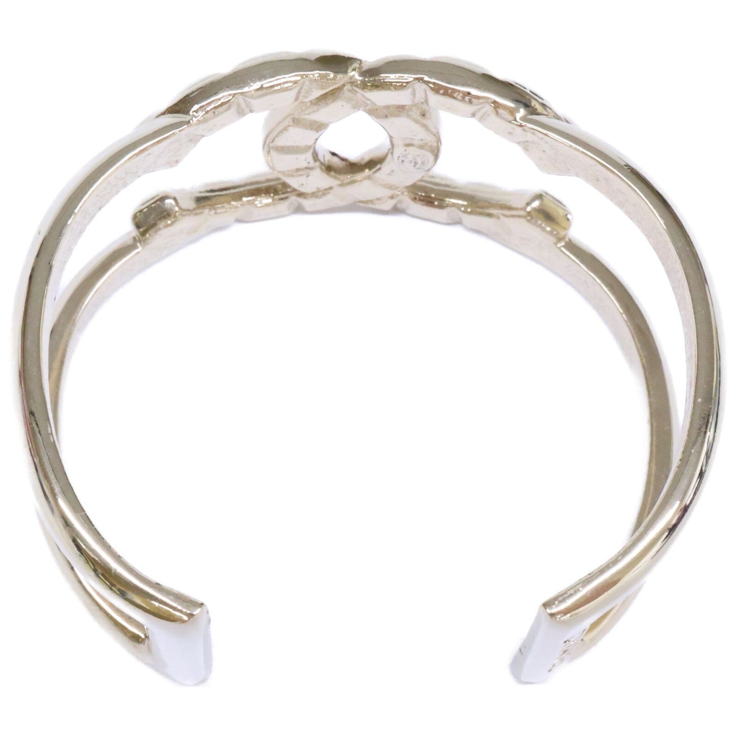 Chanel Studded CC Logo Bangle Bracelet — view 6