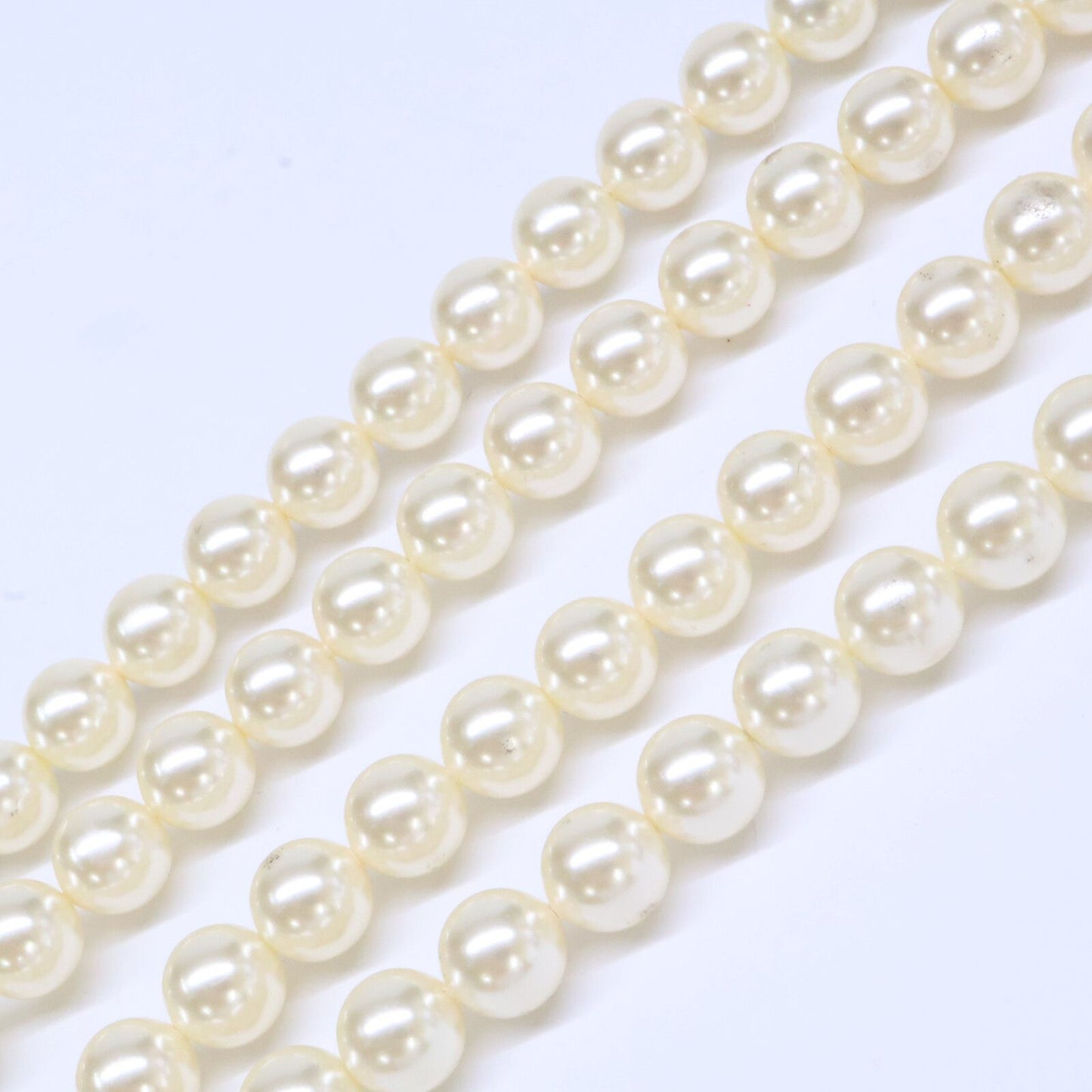 Chanel Rhinestone CC Logo Camellia Double Pearl Necklace — view 6
