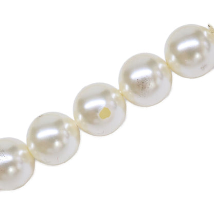 Chanel Rhinestone CC Logo Camellia Double Pearl Necklace — view 7
