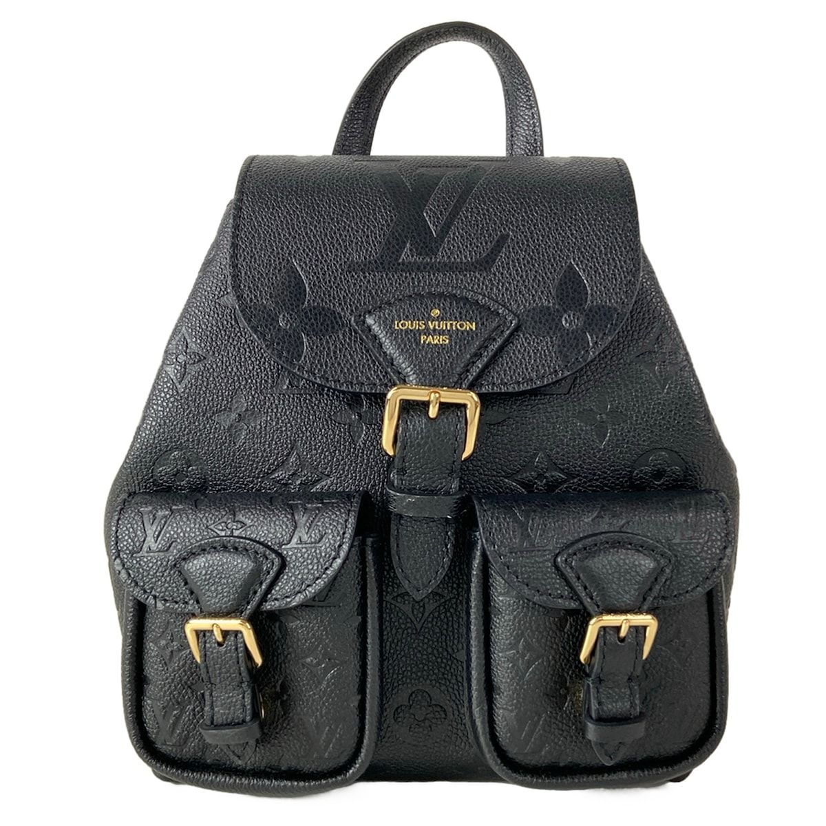 Louis Vuitton Backpack Monogram Empreinte Backup Noir Leather Cowhide