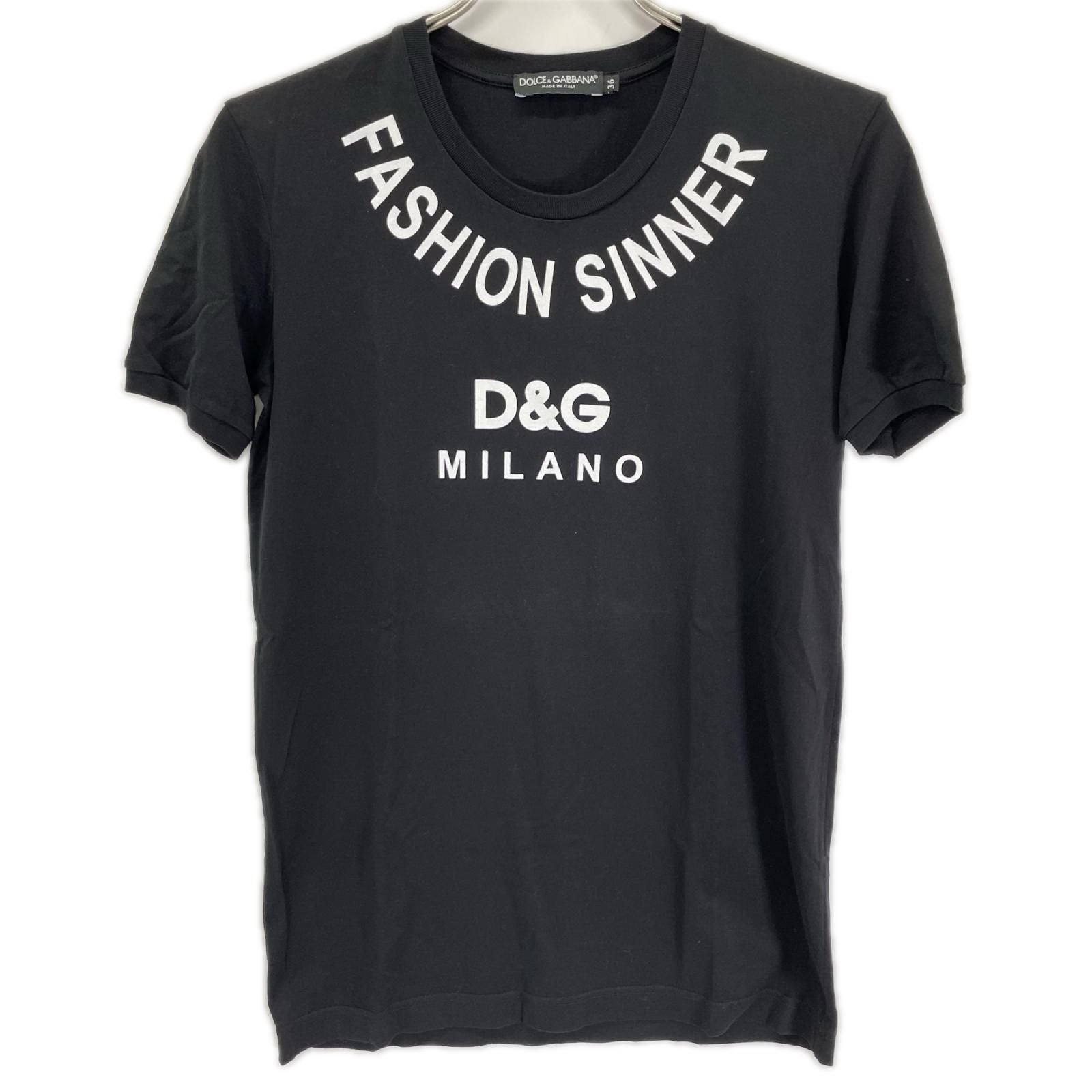 Dolce & Gabbana Black Sinner T-Shirt 36