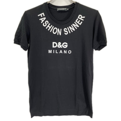 Dolce & Gabbana Black Sinner T-Shirt 36