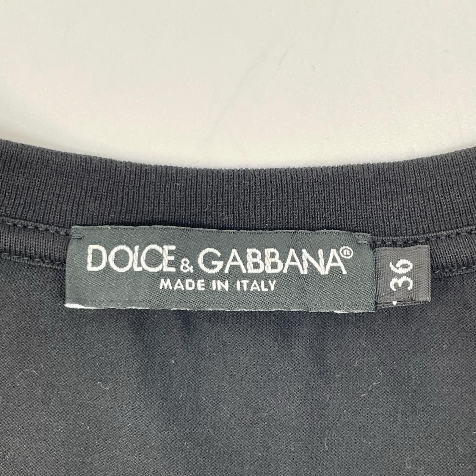 Dolce & Gabbana Black Sinner T-Shirt 36 — view 3