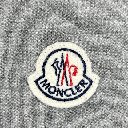 Moncler Gray Maglia Polo Manica Corta — view 8