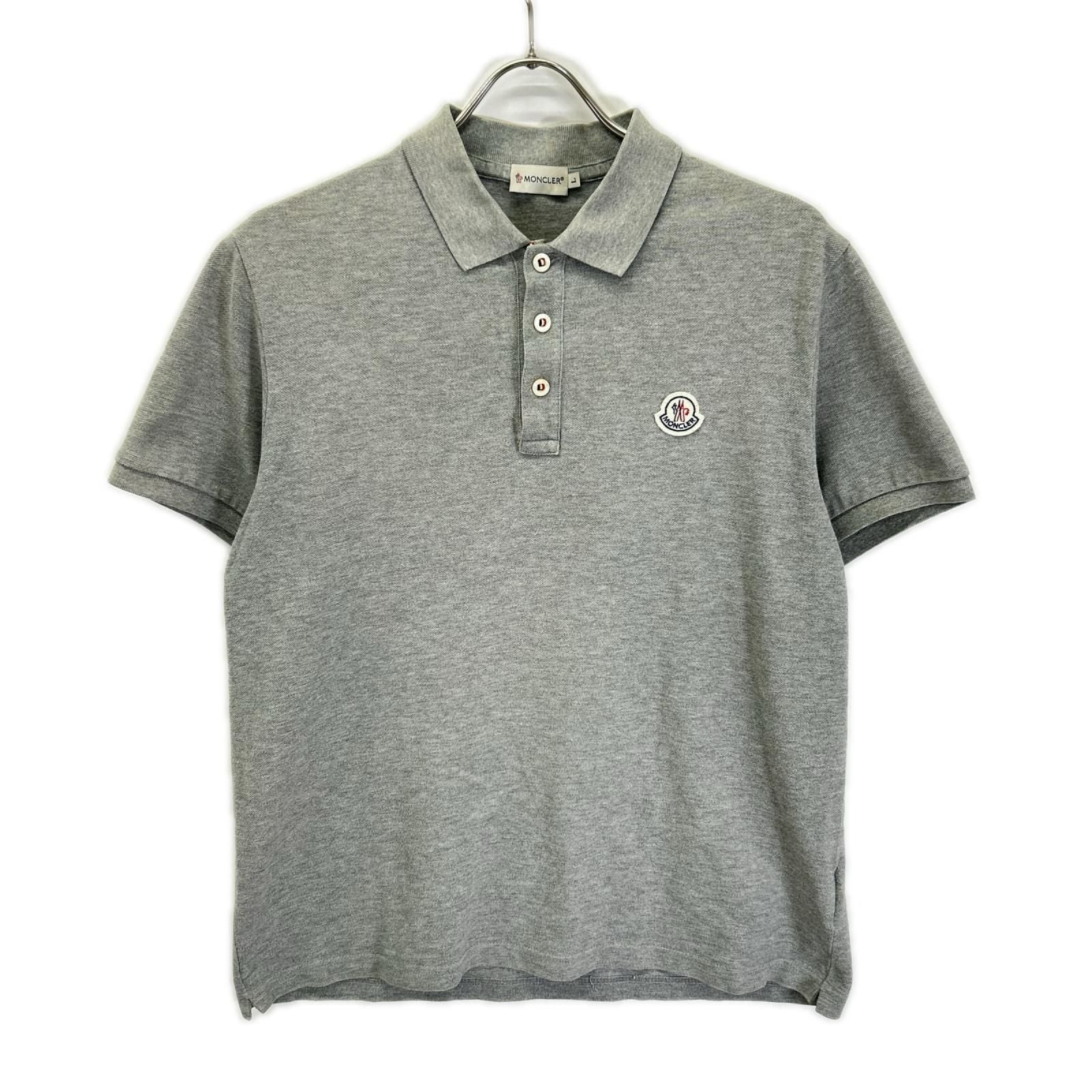 Moncler Gray Maglia Polo Manica Corta