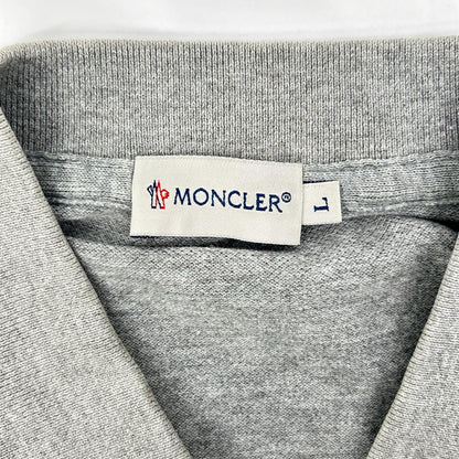 Moncler Gray Maglia Polo Manica Corta — view 3