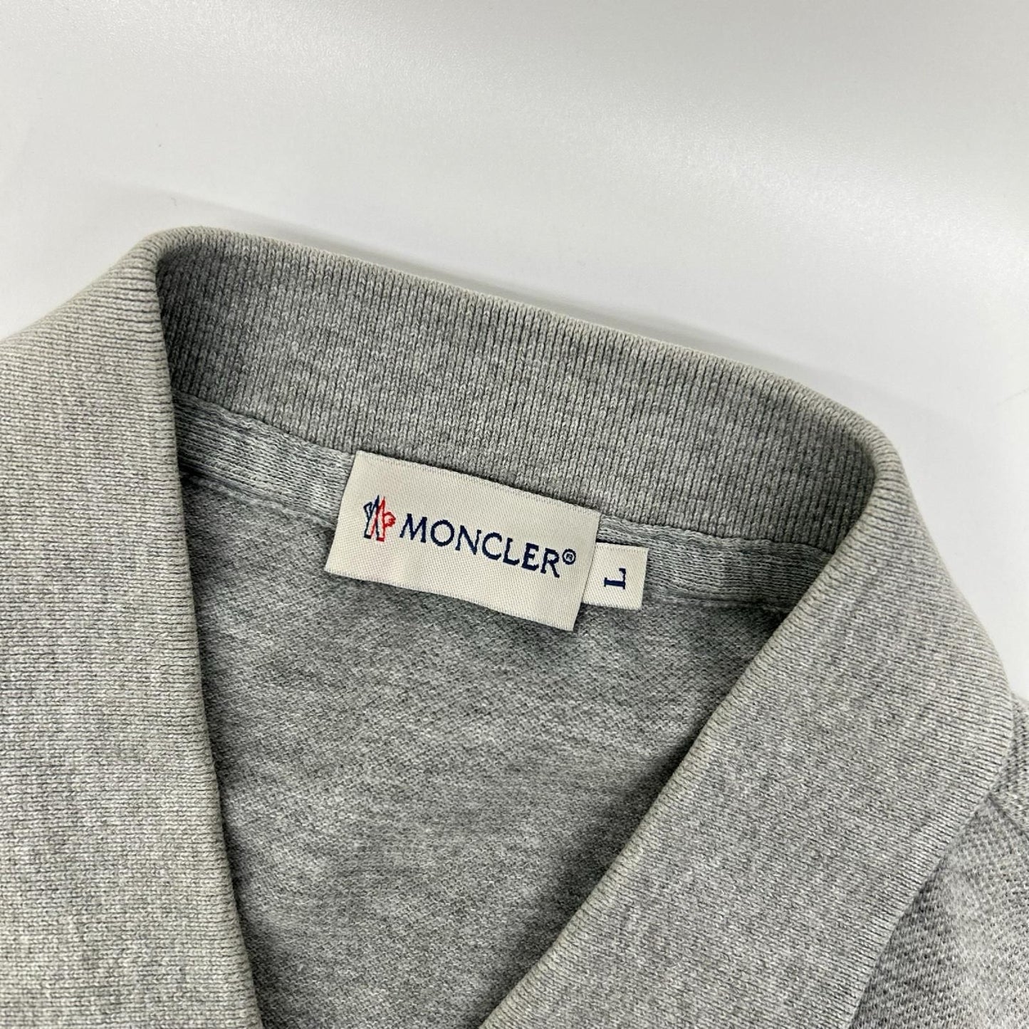 Moncler Gray Maglia Polo Manica Corta — view 7