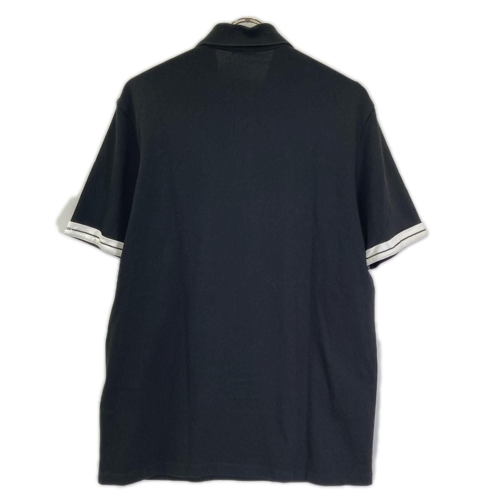 Moncler Black Cotton SS Polo Short Sleeve — view 2