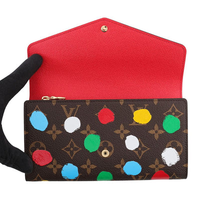 Louis Vuitton Wallet Monogram Painted Dot LV YK Portefeuille Sarah Yayoi Kusama — view 4