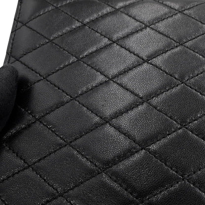 Saint Laurent Paris Clutch Gaby Lambskin Black — view 8