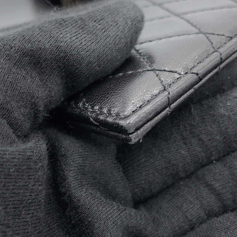 Saint Laurent Paris Clutch Gaby Lambskin Black — view 7