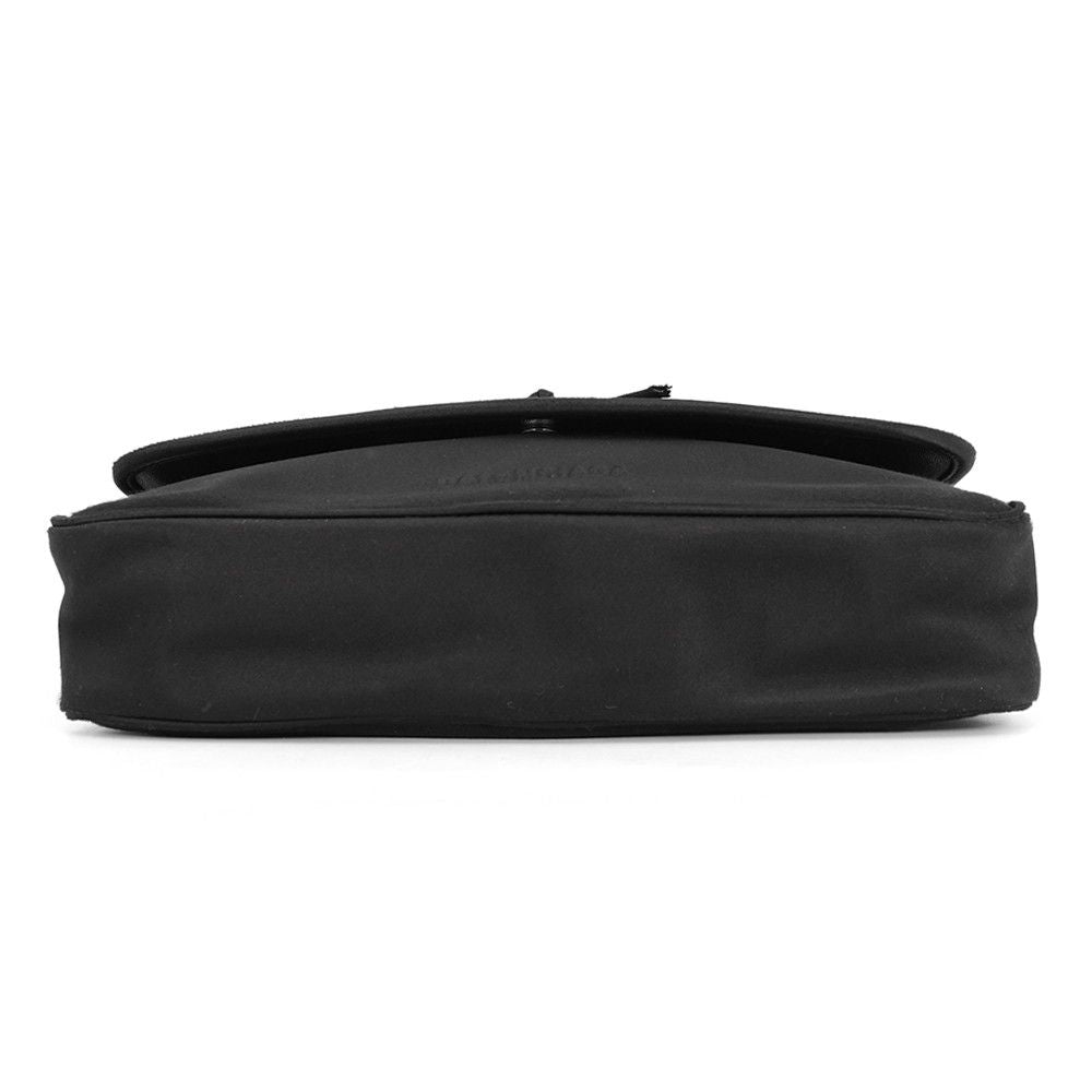 Balenciaga Handbag Leopolda Pochette Ribbon Satin Black — view 3