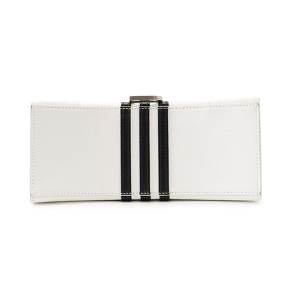 Balenciaga Handbag Hour Glass Small Leather 2-Way Shoulder Adidas White Black — view 3
